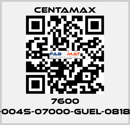 7600 ----004S-07000-GUEL-081877 CENTAMAX