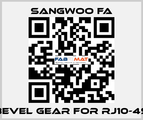 Bevel Gear for RJ10-4S Sangwoo FA