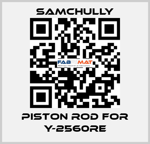 piston rod for Y-2560RE Samchully