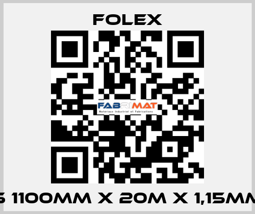 S 1100mm x 20m x 1,15mm Folex