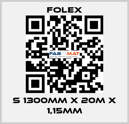 S 1300mm x 20m x 1,15mm Folex