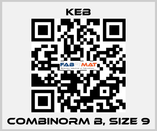 COMBINORM B, Size 9 KEB