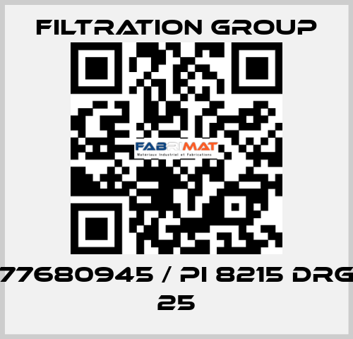 77680945 / PI 8215 DRG 25 Filtration Group