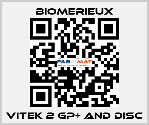 Vitek 2 GP+ and disc Biomerieux