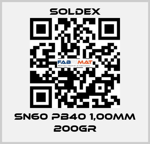 Sn60 Pb40 1,00mm 200Gr SOLDEX