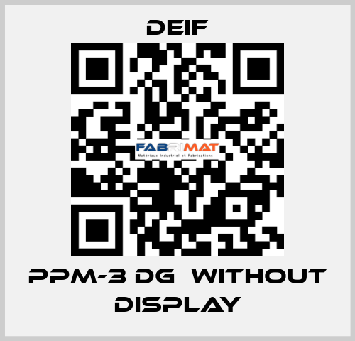 PPM-3 DG  without display Deif