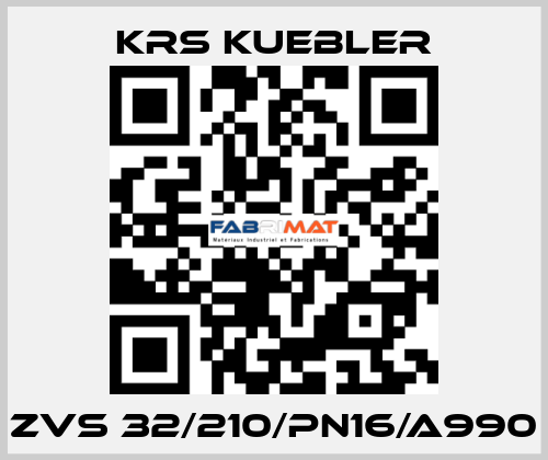 ZVS 32/210/PN16/A990 KRS KUEBLER