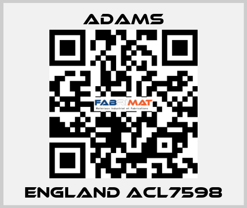 ENGLAND ACL7598 ADAMS