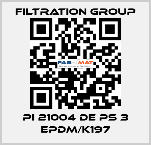 PI 21004 DE PS 3 EPDM/K197 Filtration Group