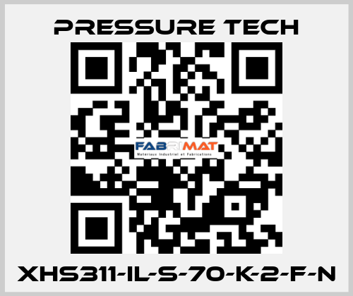 XHS311-IL-S-70-K-2-F-N Pressure Tech