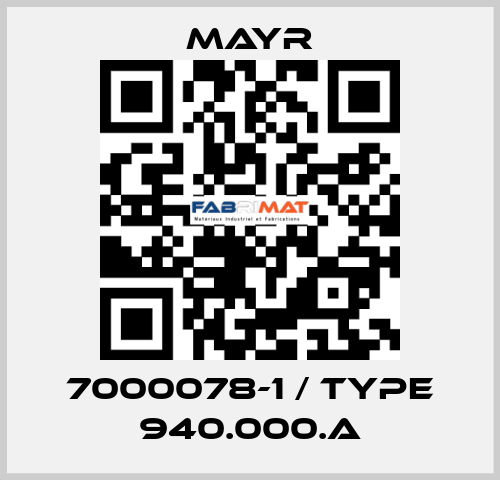 7000078-1 / Type 940.000.A Mayr