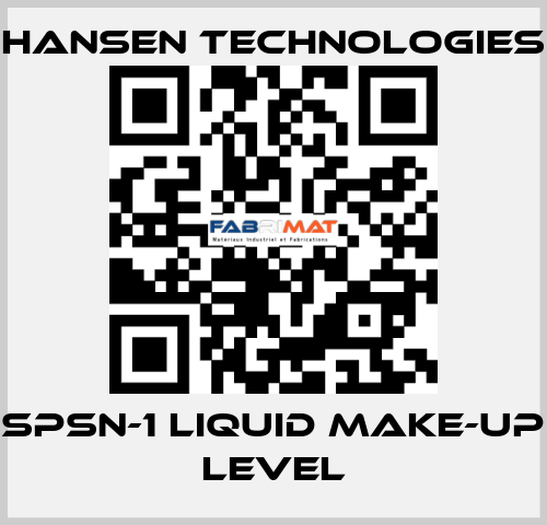 SPSN-1 Liquid make-up level HANSEN TECHNOLOGIES