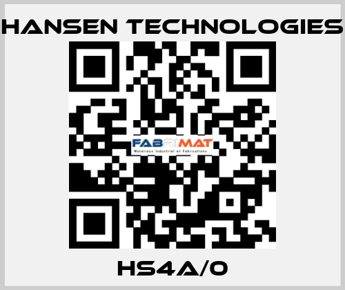 HS4A/0 HANSEN TECHNOLOGIES