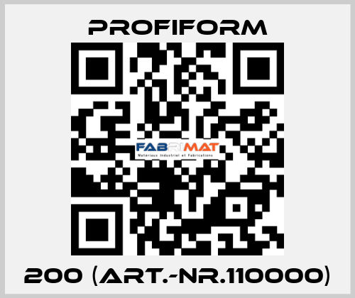 200 (Art.-Nr.110000) Profiform