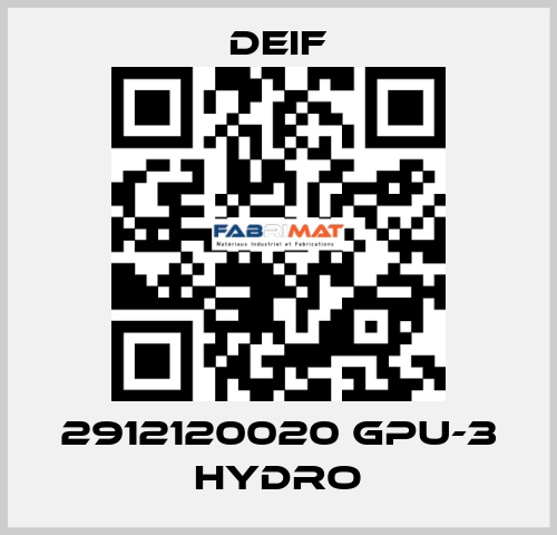 2912120020 GPU-3 Hydro Deif