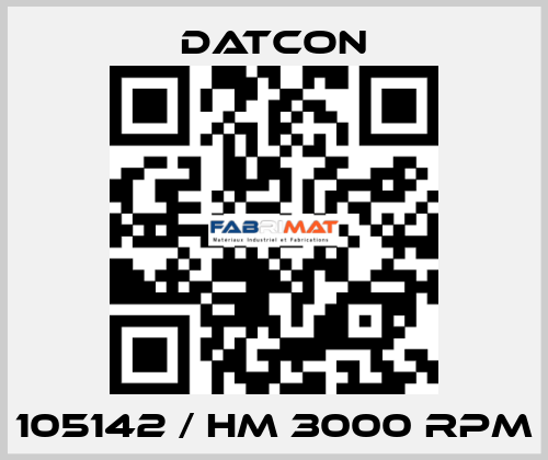 105142 / HM 3000 RPM Datcon