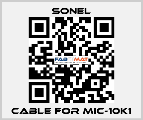 cable for MIC-10k1 Sonel