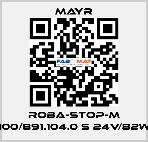 ROBA-STOP-M 100/891.104.0 S 24V/82W Mayr