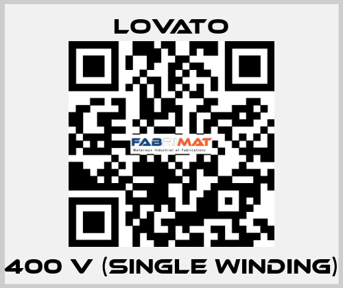 400 V (single winding) Lovato