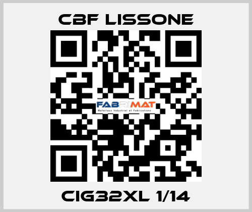 CIG32XL 1/14 CBF LISSONE