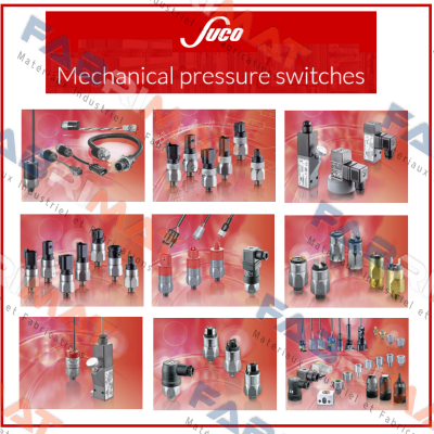 0159 ,250V DIAPHRAGM / PISTON PRESSURE SWITCHES Suco