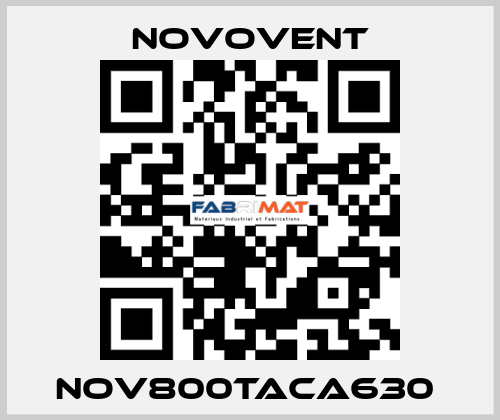 NOV800TACA630  Novovent