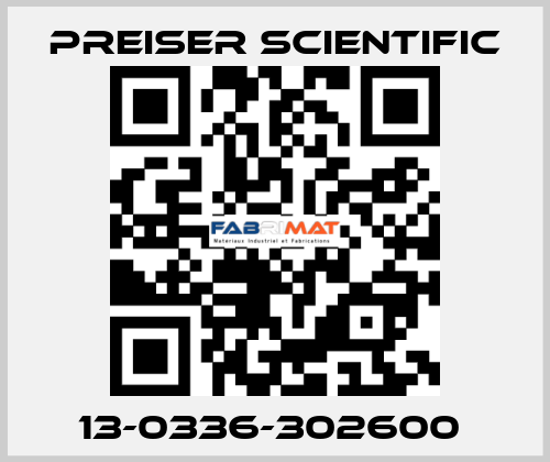 13-0336-302600  Preiser Scientific