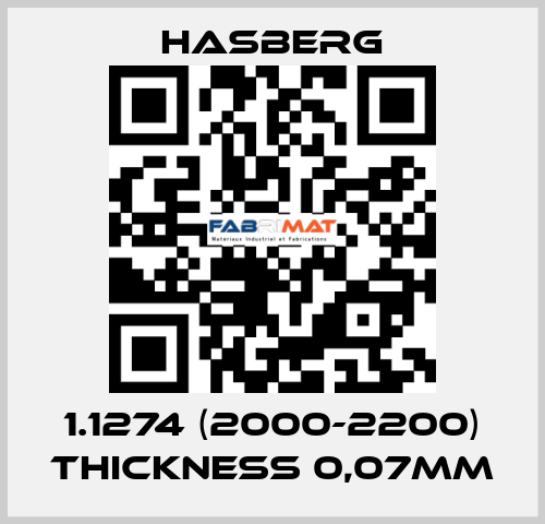 1.1274 (2000-2200) thickness 0,07mm Hasberg