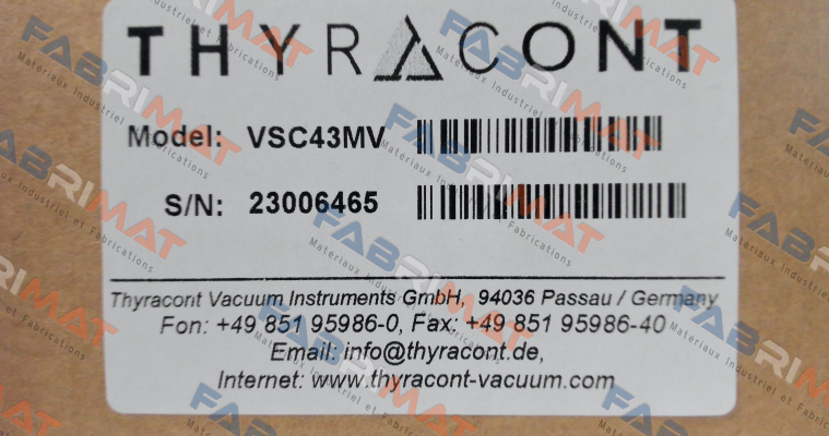 VSC43MV 0-10V Thyracont