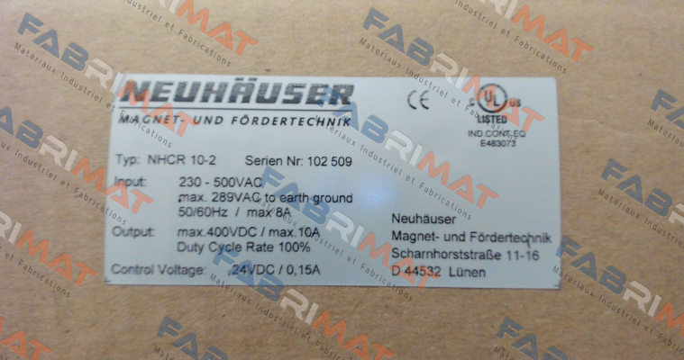 NHCR10-2 Neuhauser