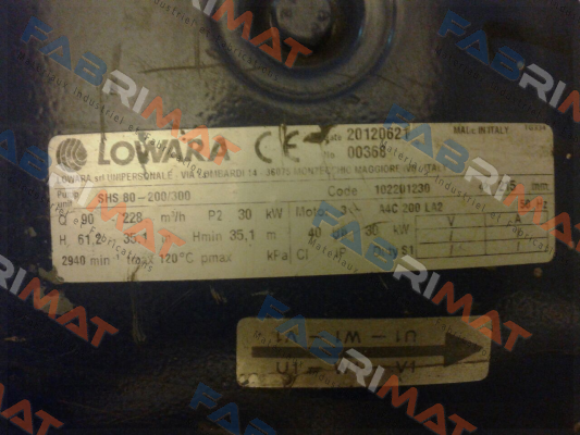 00368  Lowara