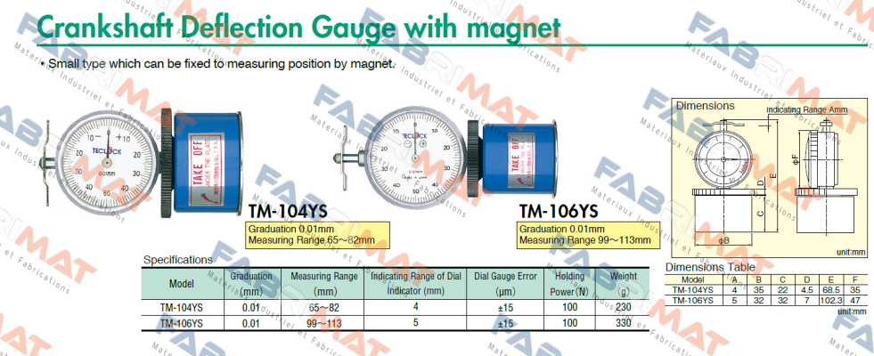 TM-106YS Teclock