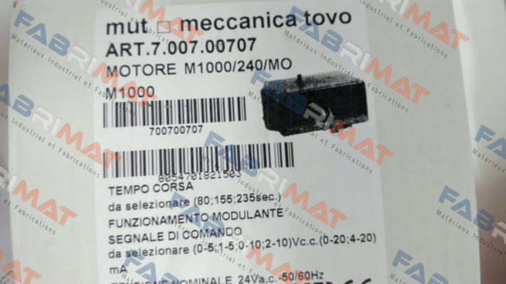 7.007.00707 Mut Meccanica Tovo SpA