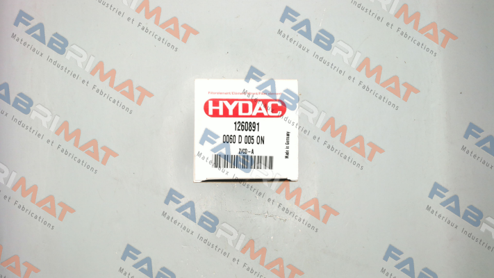 P/N: 1260891, Type: 0060 D 005 BN4HC Hydac