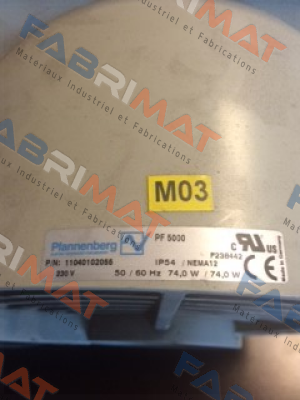 PF 5000 REPLACED BY PF 65000 230V 54 Ral 9011 11665102050  Pfannenberg