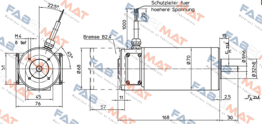 70010511 (S) Type GNM4175A  Engel Motor