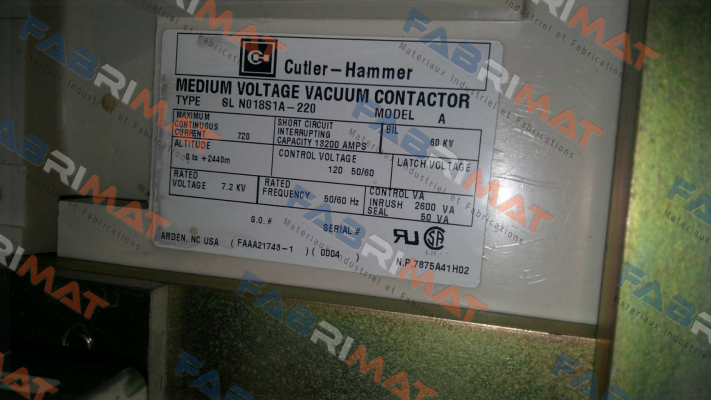 SLN018S1A-220 Cutler Hammer (Eaton)