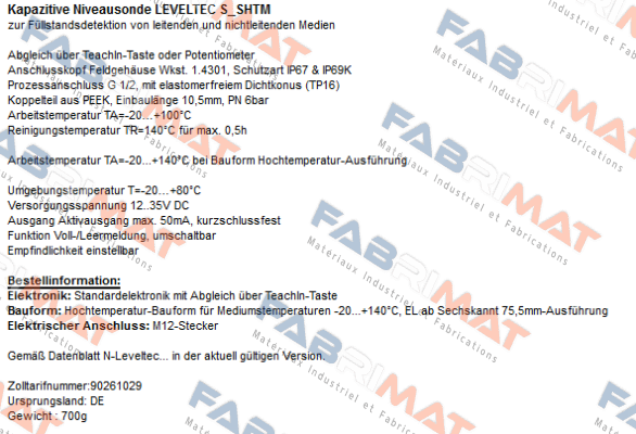  LEVELTEC S-SHTM  Hengesbach