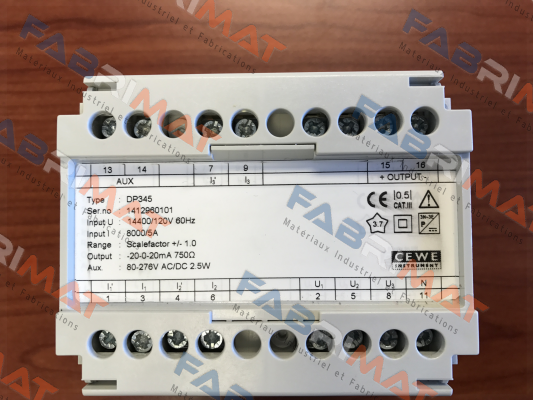 Type: DP345 obsolete, replacement DPT623-156 Cewe