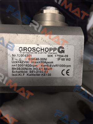 12006301 OEM  Groschopp