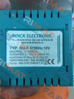 MU-F-INI  Rinck Electronic