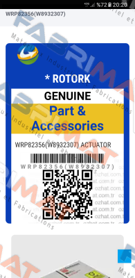 WRP82356(W8932307)    Rotork