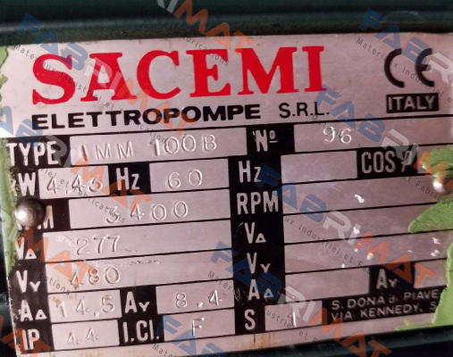 IMM100/B  Sacemi