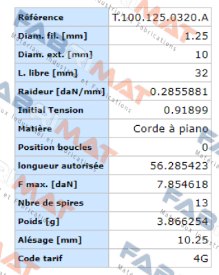 T.100.125.0320.A Vanel