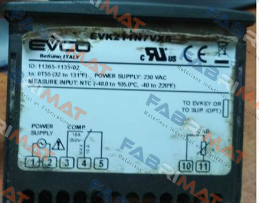 136180041 Type EVK211N7VXBS  EVCO - Every Control