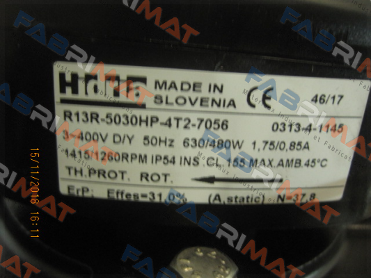 R13R-5030HP-4T2-7056 Hidria