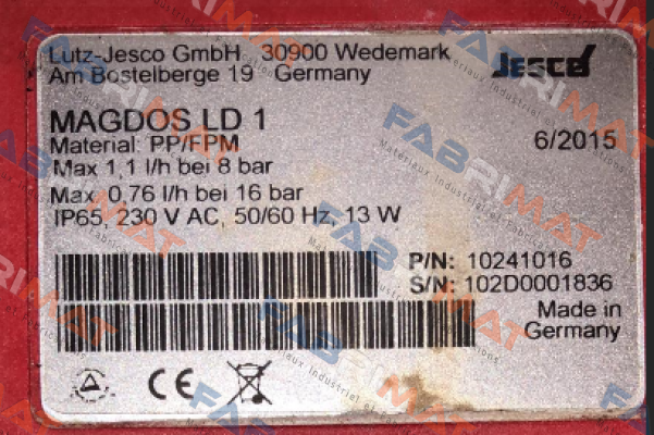 10241016 ( MAGDOS LD 1 PP/FPM ) Jesco