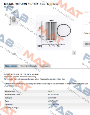 KX 49 DRG 60 MAHLE