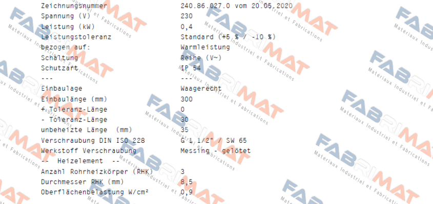 ERCT/30-0,4-230 Schniewindt