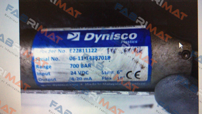 ECHO-MA4-UNF-BAR-R23-6PN-S06-F18-NTR Dynisco